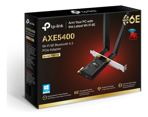 Archer Txe72e Axe5400 Wi-fi 6e Bluetooth 5.3 Pcie Adapter