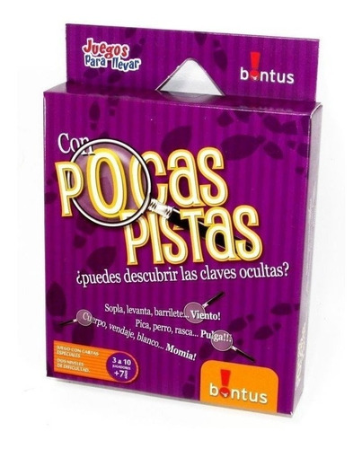 Con Pocas Pistas - Juego De Cartas - Bontus Art.508