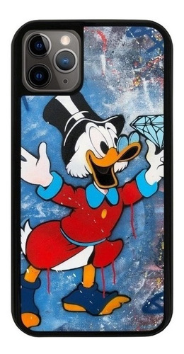 Funda Uso Rudo Tpu Para iPhone Tio Rico Millonario Pato