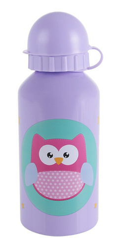 Squeeze Garrafinha Infantil 400ml Meus Melhores Amigos Lilás