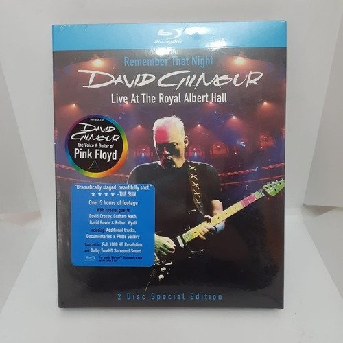 David Gilmour Remember That Night Blu-ray Nuevo Musicovinyl
