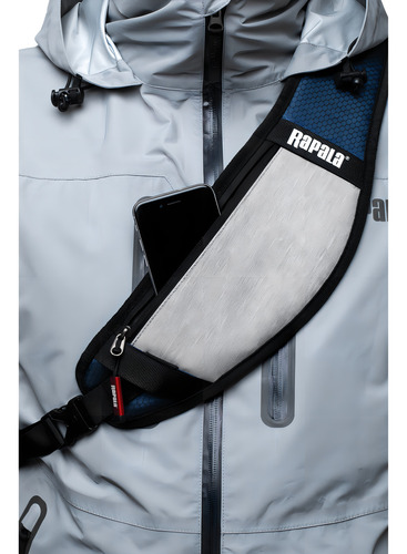Mochila Rapala Countdown Slig Bag 42x25x13cm Color Azul/gris Diseño De La Tela Lisa