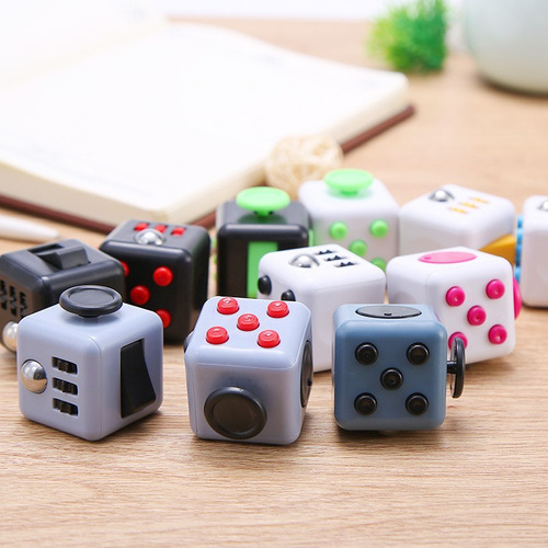 Fidget Juguetes Ser Adecuado Para La Ansiedad 6 En1 Color Gris