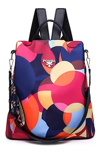 Mochila Mujer Moda Impermeable Antirrobo Backpack Colores