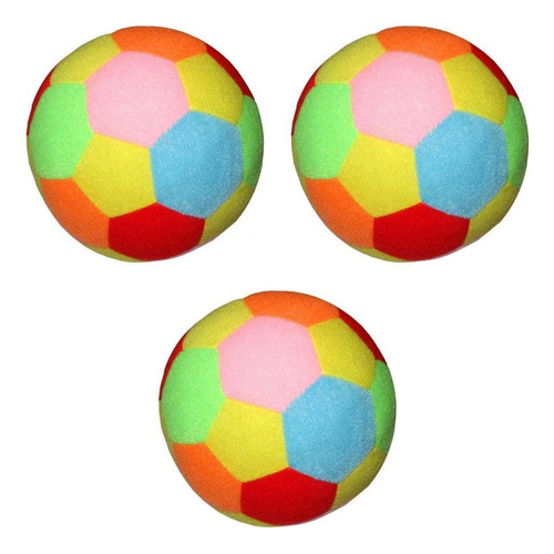 3x Pelota De Fútbol Suave Fútbol Deporte Bebé Niños