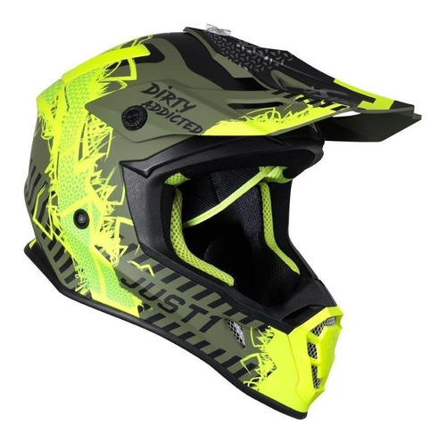 Casco Moto Just 1 Mask J38 Motocross Enduro Just1 Atv **