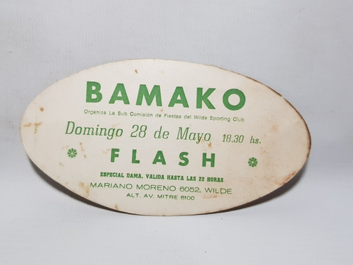 Imagen 7 de 10 de Antiguas Entradas 1970 Boliches Bamako, C. Castaña Mag 57914