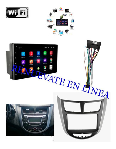 Radio Android Mas Bisel Hyundai Accent 7 Pulgadas