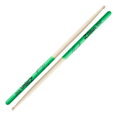 Baquetas Zildjian Ds Súper 7a Maple Green Dip Zs7amdg