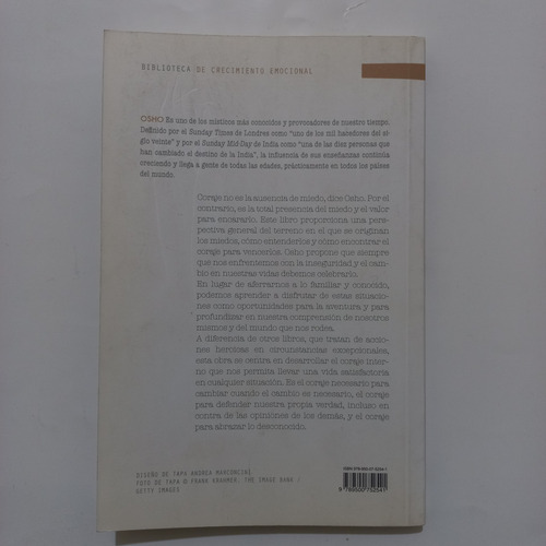 Osho Coraje Espiritualidad Yoga Once (Usado)