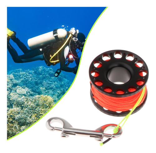 Carrete De Buceo Carrete De Buceo Con Cierre Carrete Negro