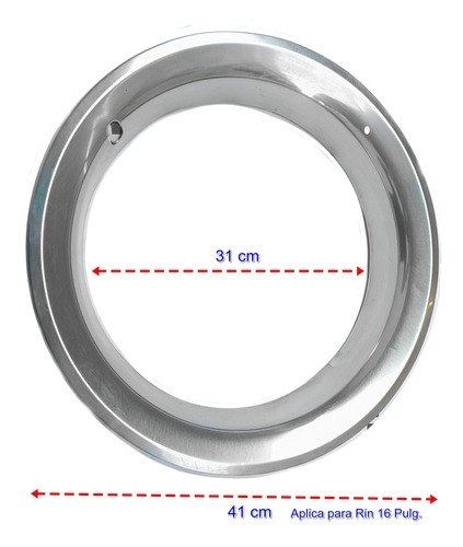 Aro Rueda Cromado Rin 16  (queda Solo 1 Pieza) 