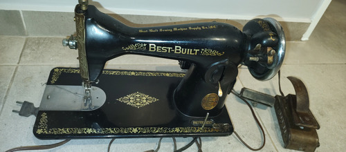 Maquina De Coser Electrica Antigua Best Built, Sin Mueble. Negro (Usado)