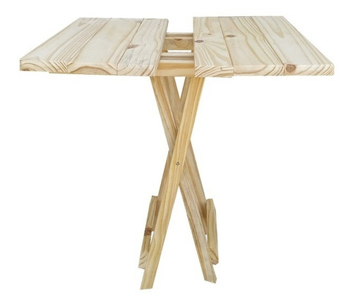 Mesa Rectangular Plegable De Madera