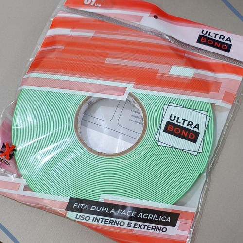 Fita Dupla Face Ultrabond Extra Forte 19mmx20mts