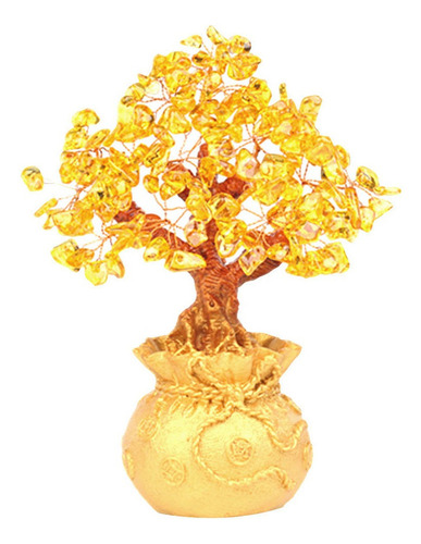 Ss Sroje Feng Shui Traer Riqueza Árbol De La Suerte Amarillo