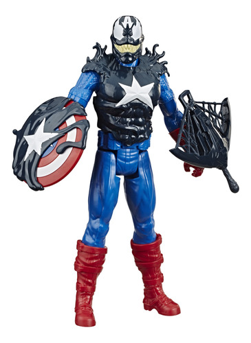 Figura Capitán América, Spider-man Maximum Venom Titan