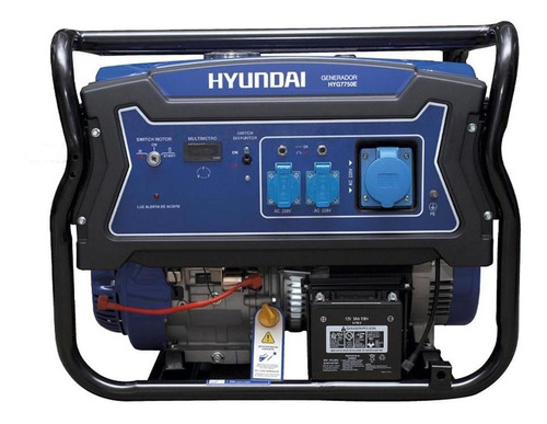 Generador 6200w 120/240v Monofasico Hyundai Hyg7750e