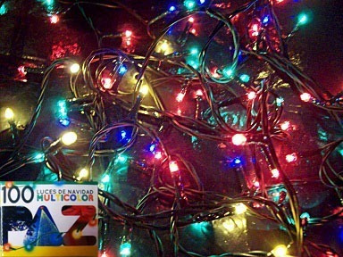 Luz Arbol Navidad Multicolor 100luz Resiste Agua Económica $