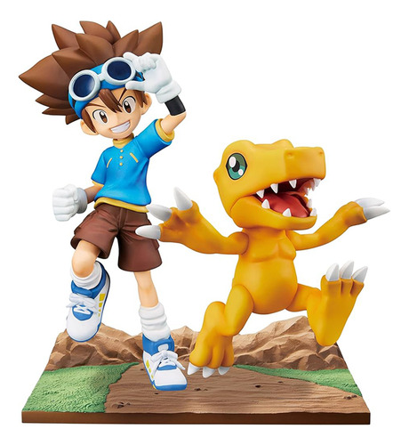 Figura Digimon Yagami Taichi Y Agumon Banpresto Dxf