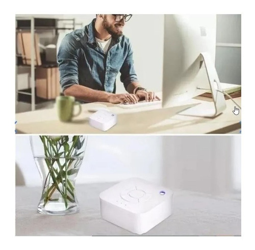 Imagem 6 de 10 de Aparelho Ruido Branco Sono Relaxamento Bebê 9 Sons Calmante