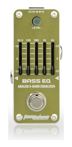 Pedal Bass Eq - Ecualizador Para Bajo 5 Bandas Con Volumen