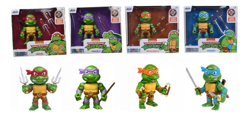 Jada Metalfigs Tortugas Ninja Nickelodeon Die-cast 4 Pack