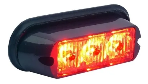 Luz De Freno Para Moto 3 Led Rojo Strobo 7 Efectos 1224 Luz De Freno Para Moto 3 Led Rojo Strobo 7 Efectos 1224