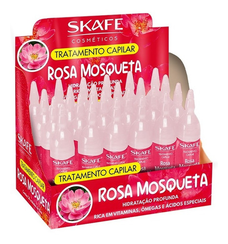 Ampola Skafe Rosa Mosqueta 10ml Kit C/10