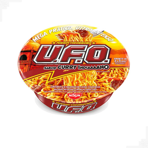 Macarrão Nissim De Yakissoba Inst Ufo Curry Indiano 98g