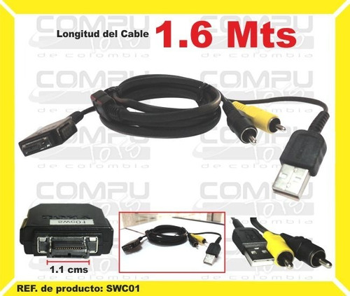 Cable Usb Fotografia Sony Línea Dsc Ref: Swc01 Computoys Sas