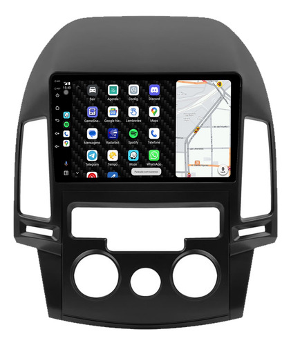 Central Multimidia I30 08/12 9p Android 14 Carplay 4gb 64gb