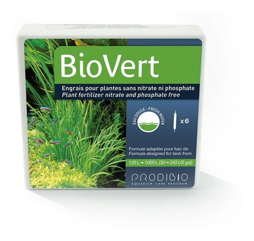 Ampolletas Prodibio Para Acuarios Plantados Bio Vert 6 Pzs.