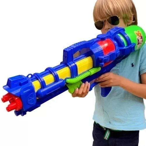 Lançador Arma De Água Super Grande Arminha Brinquedo Criança