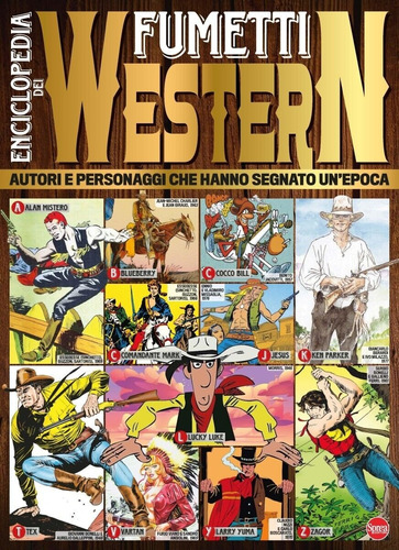 Enciclopedia Dei Fumetti Western - 116 Páginas Em Italiano - Editori Sprea - Formato 24 X 29 - Capa Mole - Bonellihq Porta1000 Mar24