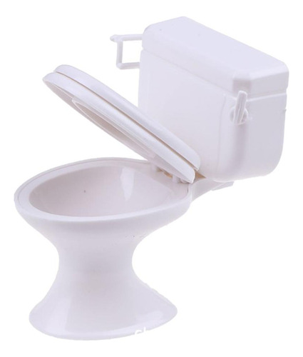 5 Muebles De Casa De Muñecas Blanca Modelo De Baño De
