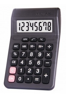 Calculadora De Mesa Truly 806a-8 8 Dígitos, Cor Pretas 806-8