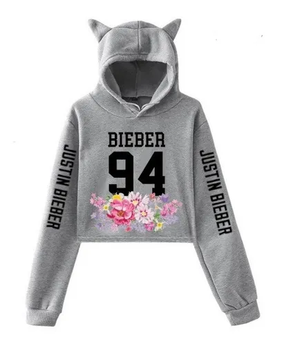 Moletom feminino sale justin bieber