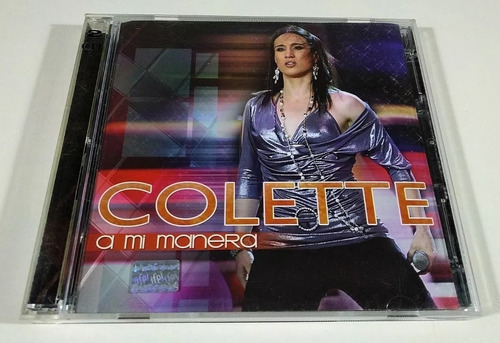 Colette A Mi Manera Cd Y Dvd  Año 2007 Azteca Music