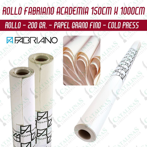 Fabriano Rollo Academia De 1,5x10 Metros X 200gs Microcentro