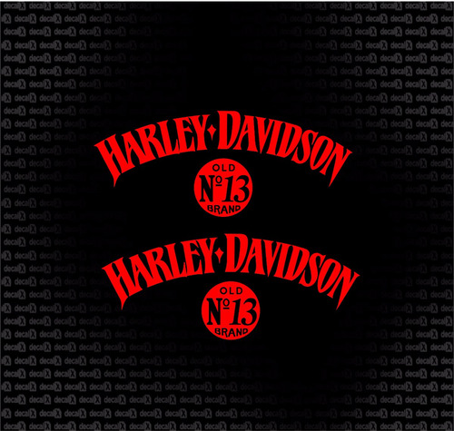 Kit Adesivo Tanque Harley Davidson Ha013
