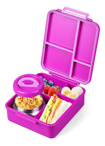 Caja De Almuerzo Para Niños Con Termo De Sopa De 8oz, N14jz