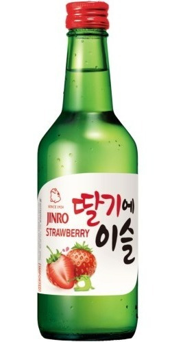 Soju Bebida Coreana Sabor Frutilla 360 Ml 