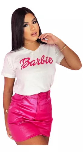 Camiseta Barbie T-shirt Camisa Feminina Adulto 100% Algodão - J.A DRESS  WELL - Camiseta Feminina - Magazine Luiza