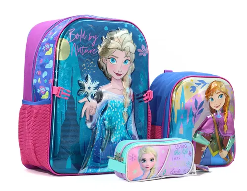 Set Escolar 3 Piezas Mochila Lonchera Lapicera Frozen Ruz | Meses sin ...