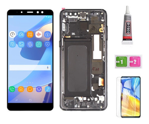 A Pantalla Lcd Con Marco For Samsung A8 2018 A530 Incell