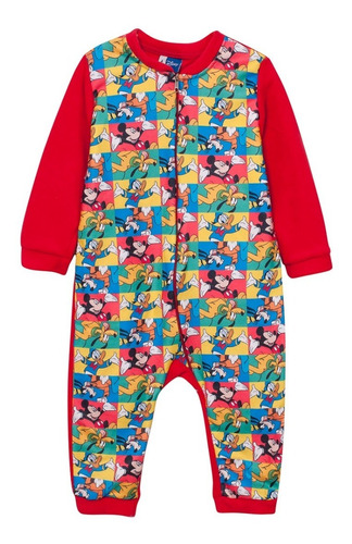 Pijama Enterito Polar Niños Bebes Disney Mickey Mouse Orig