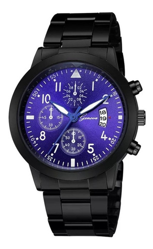 Relógio De Pulso Masculino Esportivo Militar De Luxo Racer Premium Original Racer Preto Geneva Preço Promocional  Top