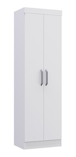 Mueble Armario Closet 2 Puertas + Estantes 1.82m Mdp Blanco