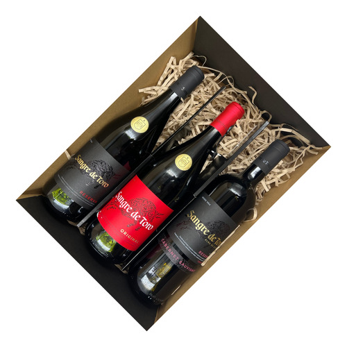 Box Regalo 3x Vino Tinto Miguel Torres Sangre De Toro
